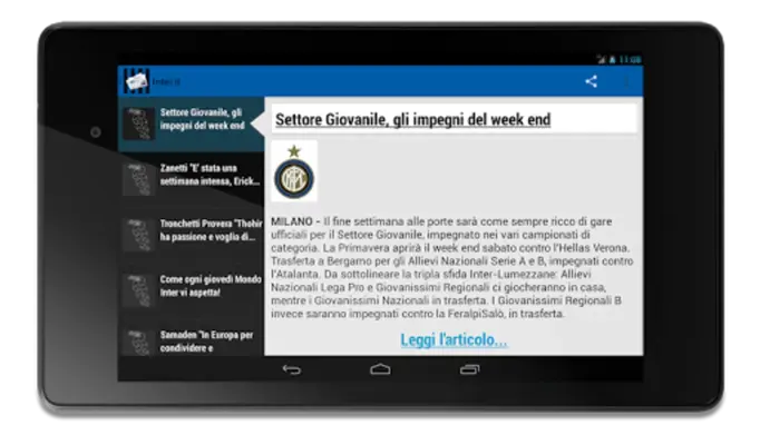 Nerazzurri News android App screenshot 4